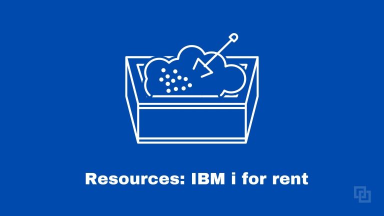 Renting space on an IBM i