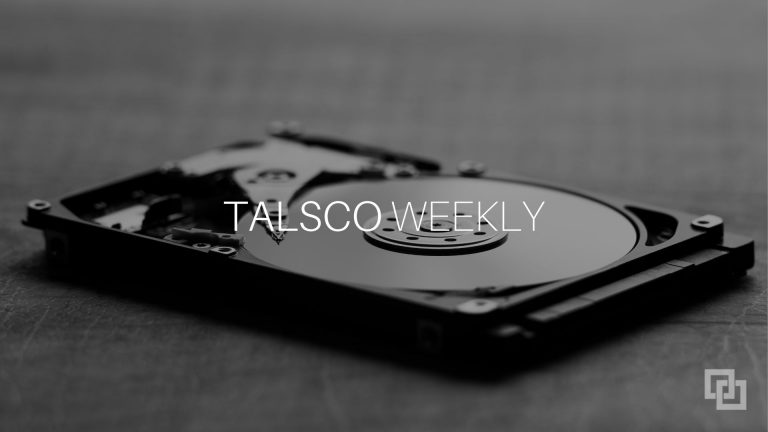 Security and Backups Talsco Weekly