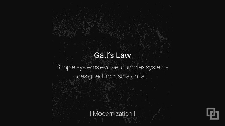 The IBM i and Gall’s Law